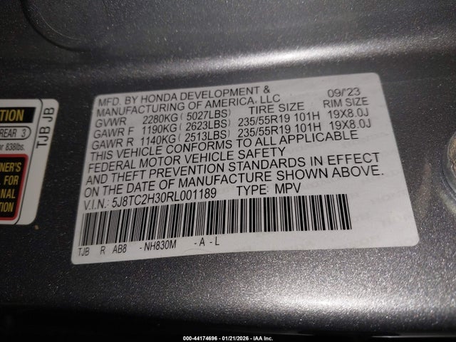 2024 ACURA RDX 5J8TC2H30RL001189 Photo 8