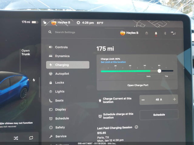 2022 Tesla Model Y Long Range Dual Motor All-wheel Drive მანქანა იყიდება აუქციონზე, vin: 7SAYGDEE8NF441493, აუქციონის ნომერი: 44174697