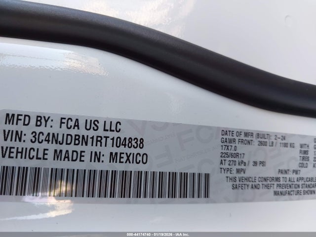 Jeep Compass Latitude 4x4 2024 3C4NJDBN1RT104838 Image 9