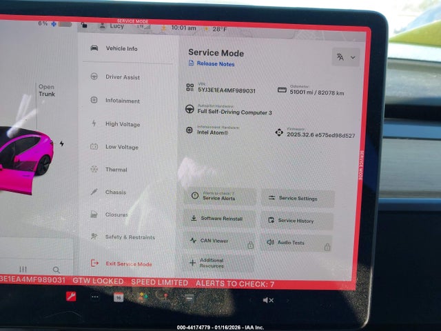Aukcja sprzedaży 2021 Tesla Model 3 Standard Range Plus Rear-wheel Drive, vin: 5YJ3E1EA4MF989031, numer aukcji: 44174779