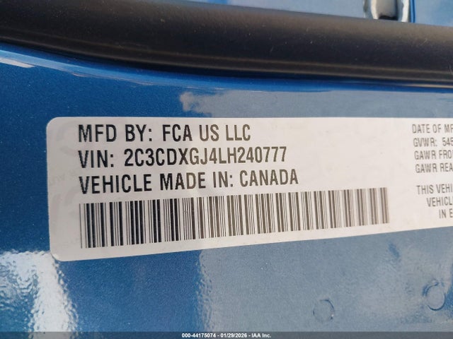 Dodge Charger Scat Pack Rwd 2020 2C3CDXGJ4LH240777 Image 9