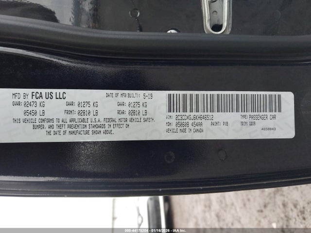 Dodge Charger Scat Pack Rwd 2019 2C3CDXGJ6KH646512 Image 9