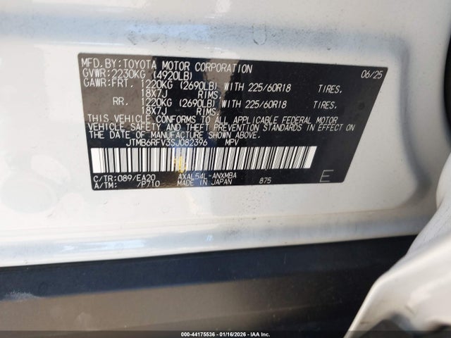JTMB6RFV3SJ082396 Toyota Rav4 Hybrid Xle Premium