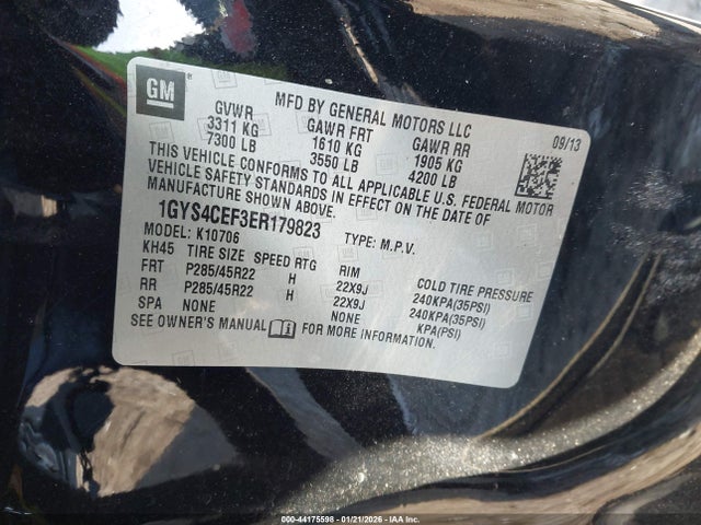 2014 CADILLAC ESCALADE 1GYS4CEF3ER179823 Photo 8