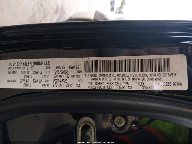 RAM 1500 Big Horn 2014 1C6RR7LT6ES214201 Image 9