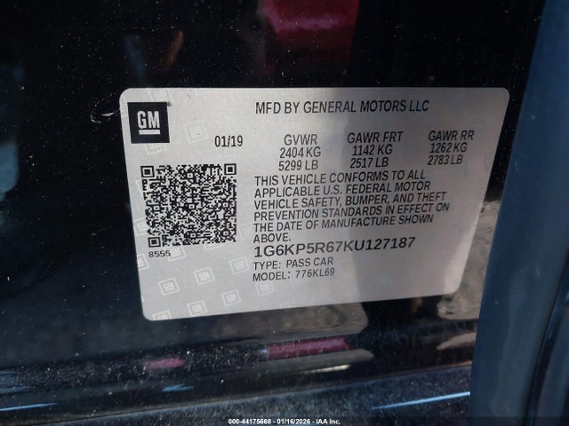 2019 CADILLAC CT6 1G6KP5R67KU127187 Photo 8