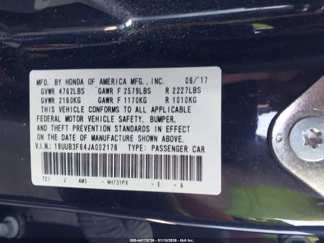 2018 ACURA TLX 19UUB3F64JA002176 Photo 8