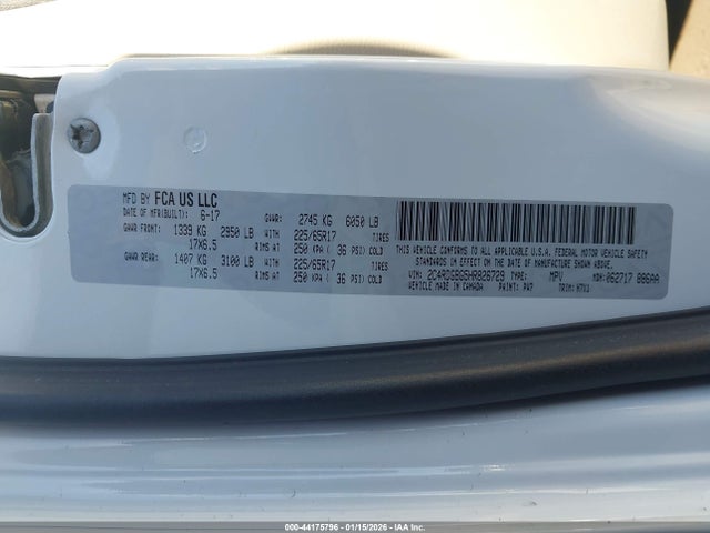 2C4RDGBG5HR826729 Dodge Grand Caravan Se