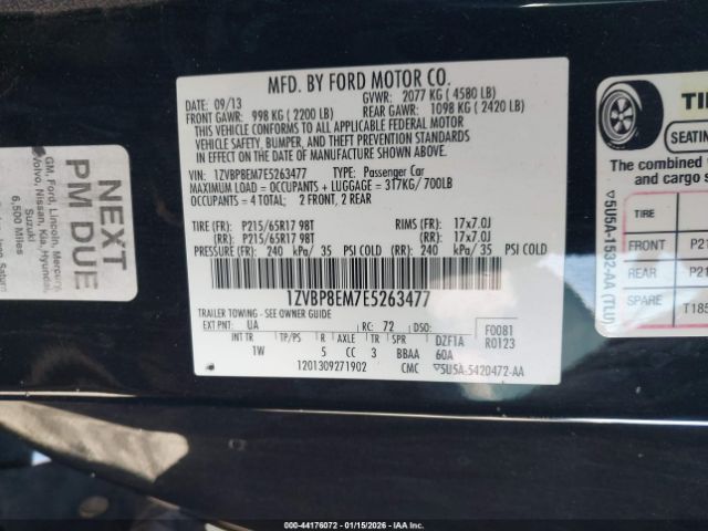 2014 FORD MUSTANG 1ZVBP8EM7E5263477 Photo 8