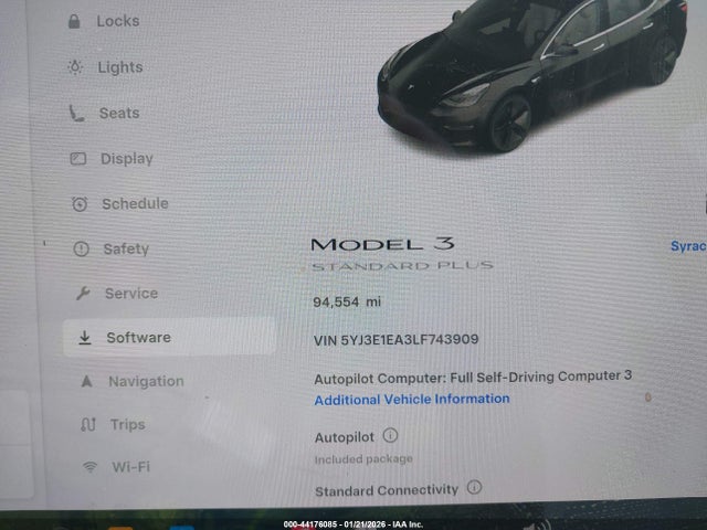 2020 TESLA MODEL 3 5YJ3E1EA3LF743909 Photo 6