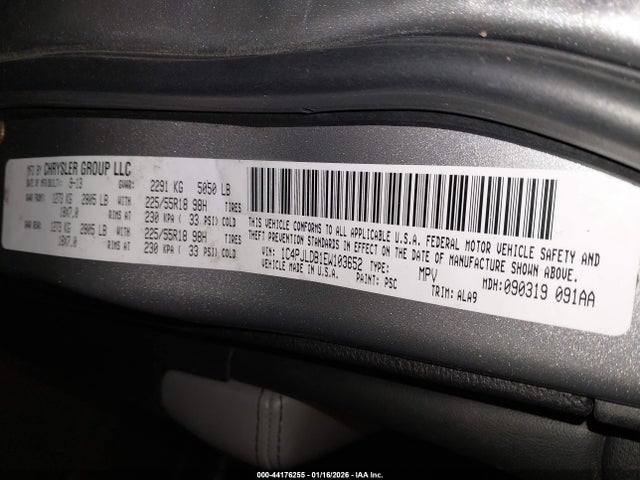 Jeep Cherokee Limited 2014 1C4PJLDB1EW103652 Image 9