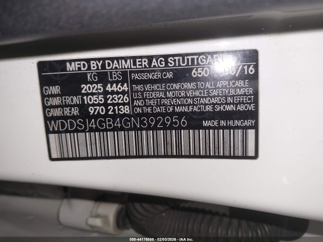 2016 MERCEDES-BENZ CLA 250 WDDSJ4GB4GN392956 Photo 8