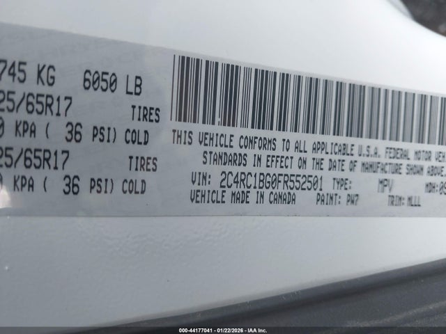 2015 CHRYSLER TOWN & COUNTRY 2C4RC1BG0FR552501 Photo 8