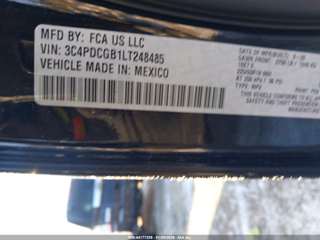 2020 DODGE JOURNEY 3C4PDCGB1LT248485 Photo 8