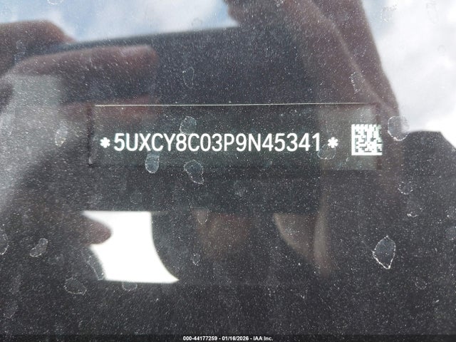 44177259 :رقم المزاد ، 5UXCY8C03P9N45341 vin ، 2023 Bmw X6 M50i مزاد بيع