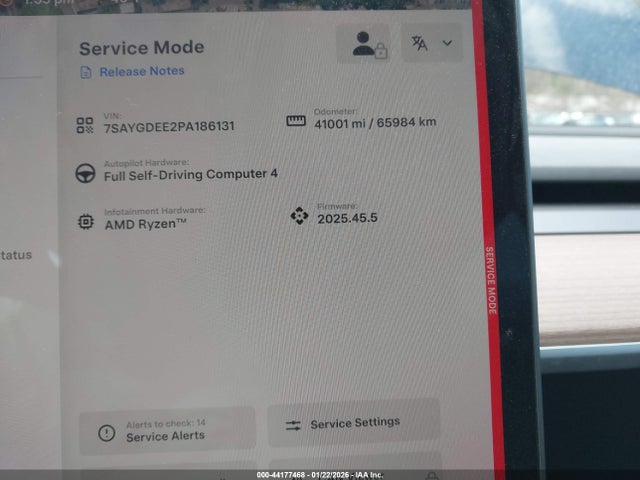 Aukcja sprzedaży 2023 Tesla Model Y Awd/long Range Dual Motor All-wheel Drive, vin: 7SAYGDEE2PA186131, numer aukcji: 44177468