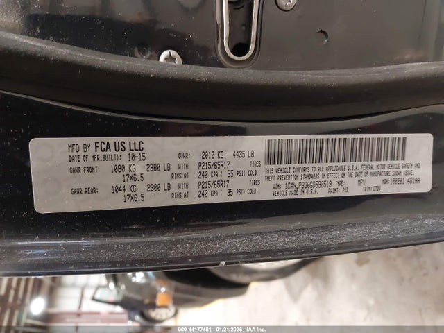 44177481 :رقم المزاد ، 1C4NJPBB0GD590519 vin ، 2016 Jeep Patriot Sport مزاد بيع
