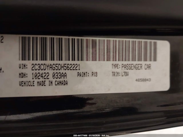Продаж на аукціоні авто 2013 Dodge Challenger Sxt, vin: 2C3CDYAG5DH562221, номер лоту: 44177488