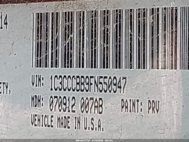 Продаж на аукціоні авто 2015 Chrysler 200 S, vin: 1C3CCCBB9FN550947, номер лоту: 44177707
