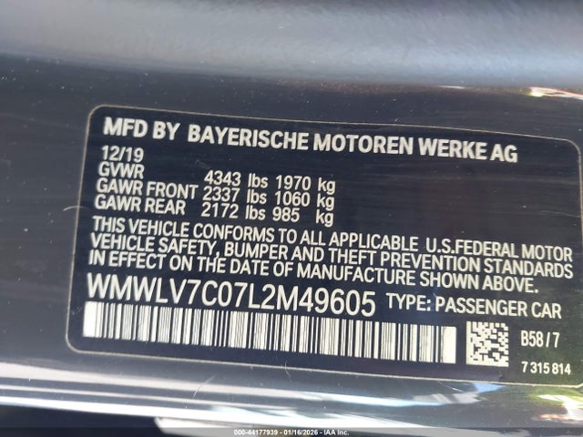 2020 MINI CLUBMAN WMWLV7C07L2M49605 Photo 8