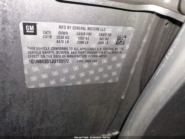 2018 CHEVROLET VOLT 1G1RB6S51JU133172 Photo 8