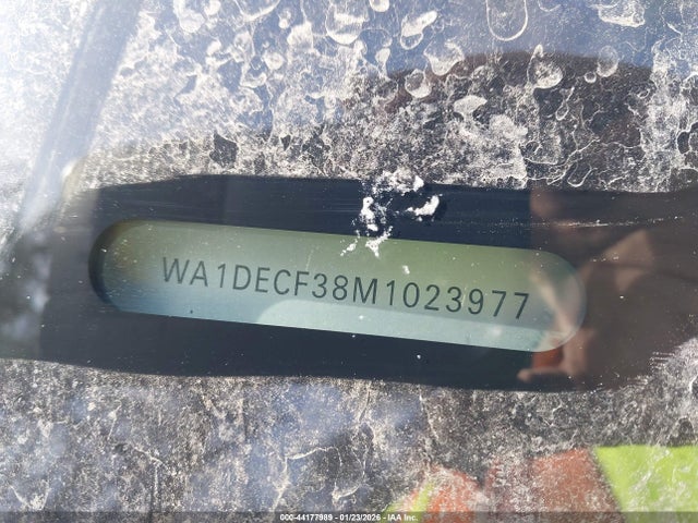 44177989 :رقم المزاد ، WA1DECF38M1023977 vin ، 2021 Audi Q3 Premium 45 Tfsi S Line Quattro Tiptronic مزاد بيع