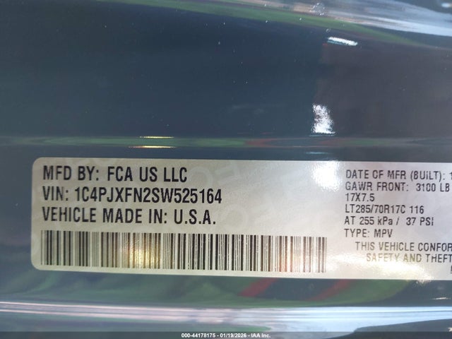 2025 JEEP WRANGLER 1C4PJXFN2SW525164 Photo 8