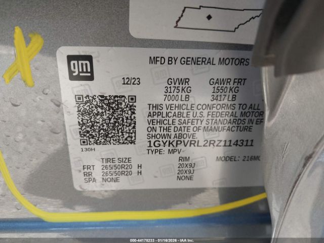 2024 CADILLAC LYRIQ 1GYKPVRL2RZ114311 Photo 8