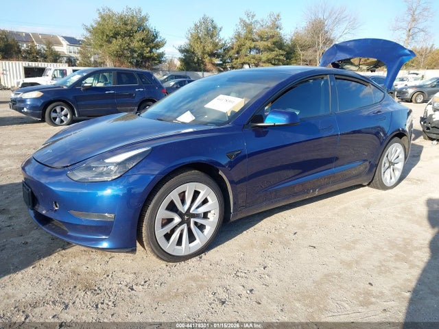 44178301 :رقم المزاد ، 5YJ3E1EB7NF111507 vin ، 2022 Tesla Model 3 Long Range Dual Motor All-wheel Drive مزاد بيع