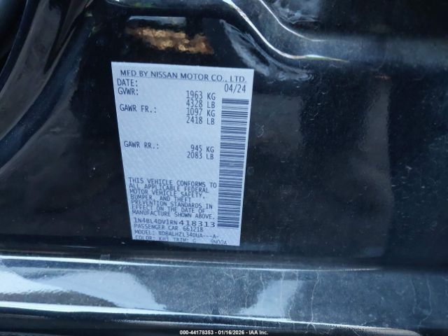 2024 NISSAN ALTIMA 1N4BL4DV1RN418313 Photo 8