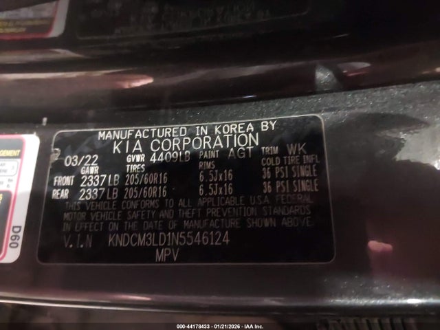 2022 KIA NIRO PLUG-IN HYBRID KNDCM3LD1N5546124 Photo 8