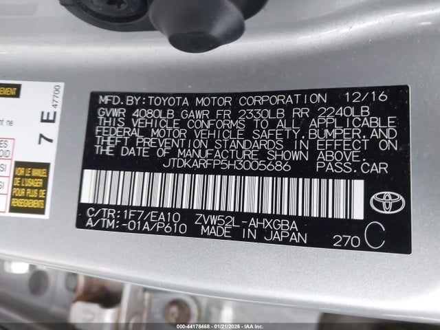Toyota Prius Prime Premium 2017 JTDKARFP5H3005686 Image 9