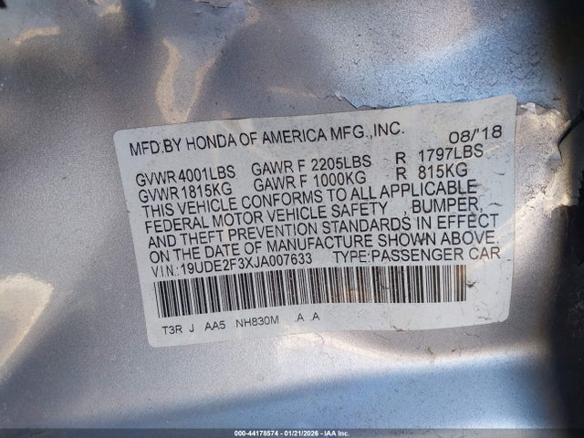 2018 ACURA ILX 19UDE2F3XJA007633 Photo 8