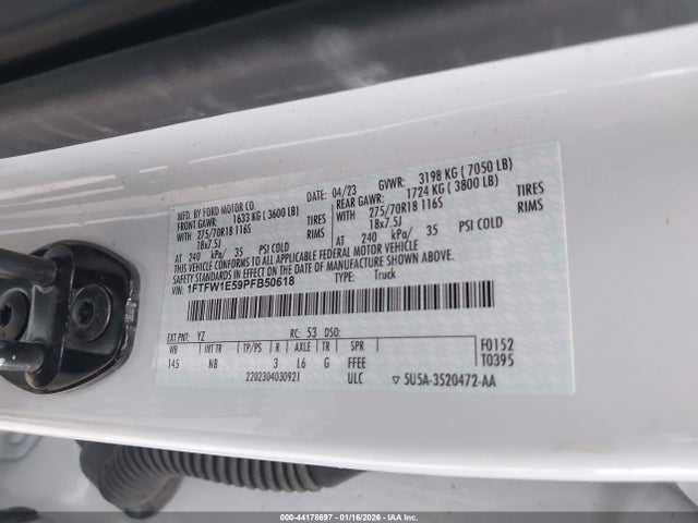 2023 FORD F-150 1FTFW1E59PFB50618 Photo 8