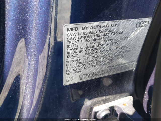 2021 AUDI SQ8 WA1CWBF15MD023063 Photo 8