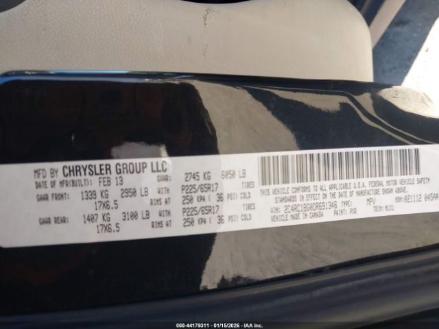 2013 CHRYSLER TOWN & COUNTRY 2C4RC1BG0DR691346 Photo 8