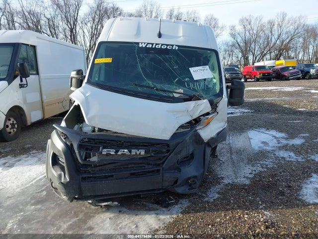 2025 Ram Promaster 3500 Cargo Van Tradesman High Roof 159 Wb Ext მანქანა იყიდება აუქციონზე, vin: 3C6MRVJG8SE510355, აუქციონის ნომერი: 44179496