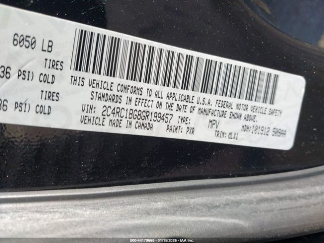 2016 CHRYSLER TOWN & COUNTRY 2C4RC1BG8GR199457 Photo 8