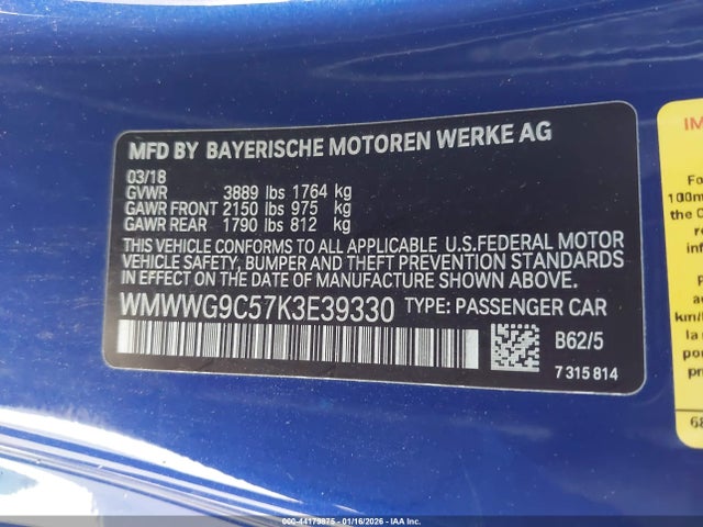 WMWWG9C57K3E39330 Mini Convertible Cooper S