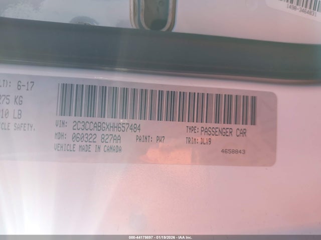 Aukcja sprzedaży 2017 Chrysler 300 300s, vin: 2C3CCABGXHH657484, numer aukcji: 44179897