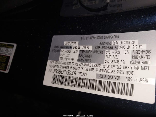 JM3KKBHD4T1351389 Mazda Cx-90 3.3 Turbo Preferred