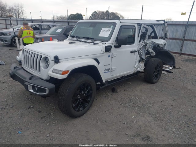 Продаж на аукціоні авто 2021 Jeep Wrangler 4xe Unlimited Sahara 4x4, vin: 1C4JJXP65MW747942, номер лоту: 44180253