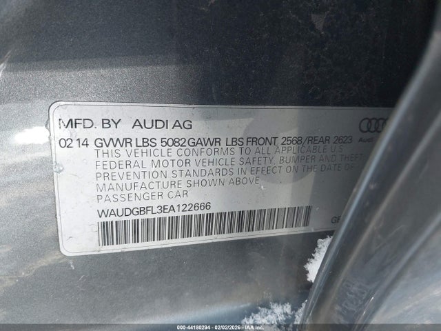 2014 AUDI S4 WAUDGBFL3EA122666 Photo 8