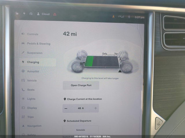 Продаж на аукціоні авто 2016 Tesla Model X 60d/70d/75d/90d, vin: 5YJXCAE25GF019497, номер лоту: 44180315