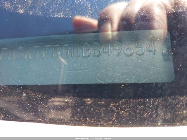 1FM5K7F85HGB49654 Ford Explorer Limited