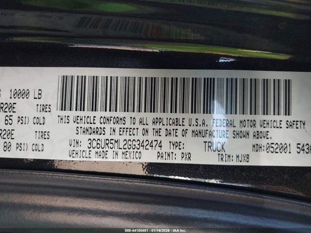 RAM 2500 Lone Star 2016 3C6UR5ML2GG342474 Image 9