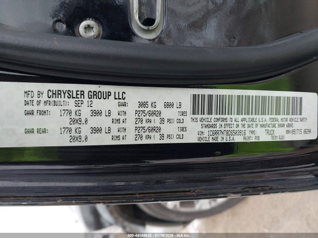 2013 RAM 1500 1C6RR7NT8DS503916 Photo 8