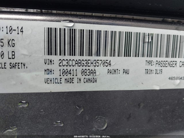 2014 CHRYSLER 300 2C3CCABG3EH357054 Photo 8
