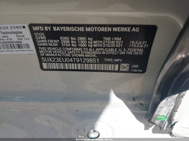 5UX23EU04T9129851 BMW X5 Xdrive40i