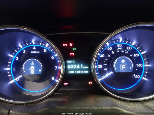 2013 Hyundai Sonata Gls მანქანა იყიდება აუქციონზე, vin: 5NPEB4AC0DH741080, აუქციონის ნომერი: 44180819